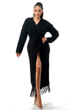 Load image into Gallery viewer, Thick Knit Cardigan Belted End of Season
