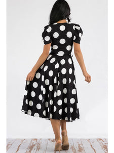 Polka Dot Dress With Pockets