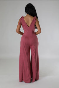 Tied Up Wide Leg Jumpsuit