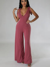 Load image into Gallery viewer, Tied Up Wide Leg Jumpsuit
