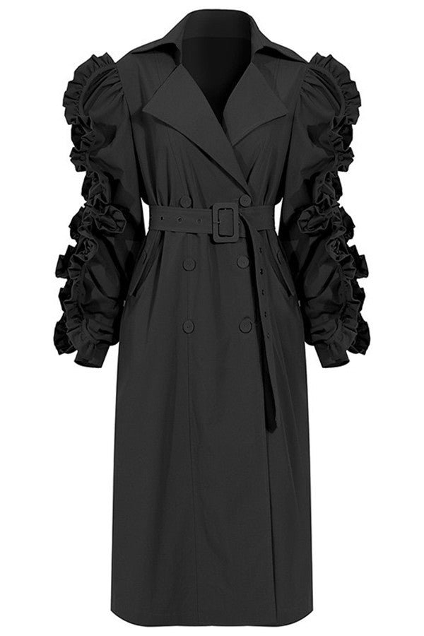 Double Breasted Trench Coat Outerwear