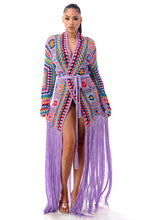 Load image into Gallery viewer, Cuddle Up Crochet Sweater - Outerwear
