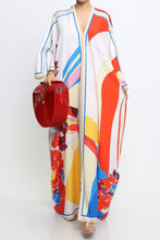 Load image into Gallery viewer, Take Me On Vacation Kaftan Dress
