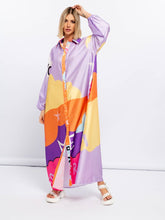 Load image into Gallery viewer, Colored Oversize T-shirt Dress with pockets
