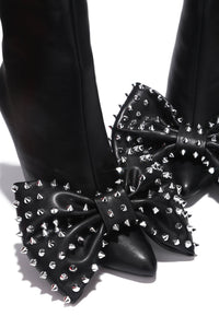 Studded Big Bow BOOTIES | Shoes