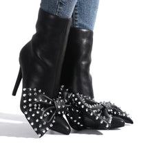 Load image into Gallery viewer, Studded Big Bow BOOTIES | Shoes
