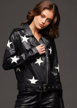 Load image into Gallery viewer, Lucky Star Moto Jacket - Outerwear
