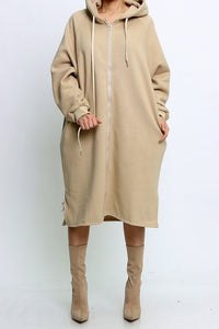 Oversize Hoodie Dress with pockets - Now On Sale