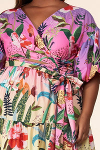 The Floral Maxi (Curvy) Dress